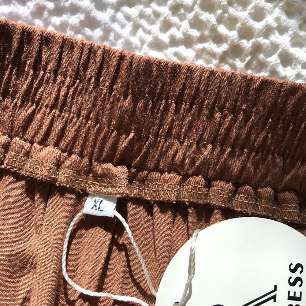 NWT Brown Maxi Skirt With Pockets - Picture 3 of 10